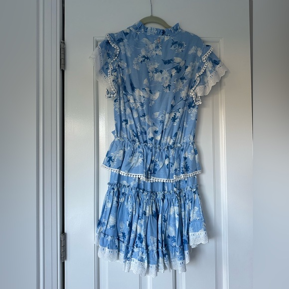 - Misa Lilian Blue Dress (Blue Wildflower) - Picture 3 of 9